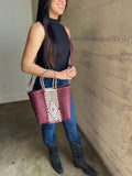 Ale Diamond Two Tone Tote