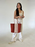 Ale Diamond Two Tone Tote