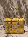 Gigi Mustard Gingham Tote