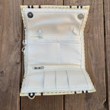 Lucia Plaid Bone Wallet