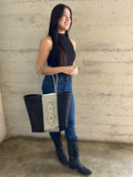 Ale Diamond Two Tone Tote