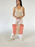Ale Diamond Two Tone Tote
